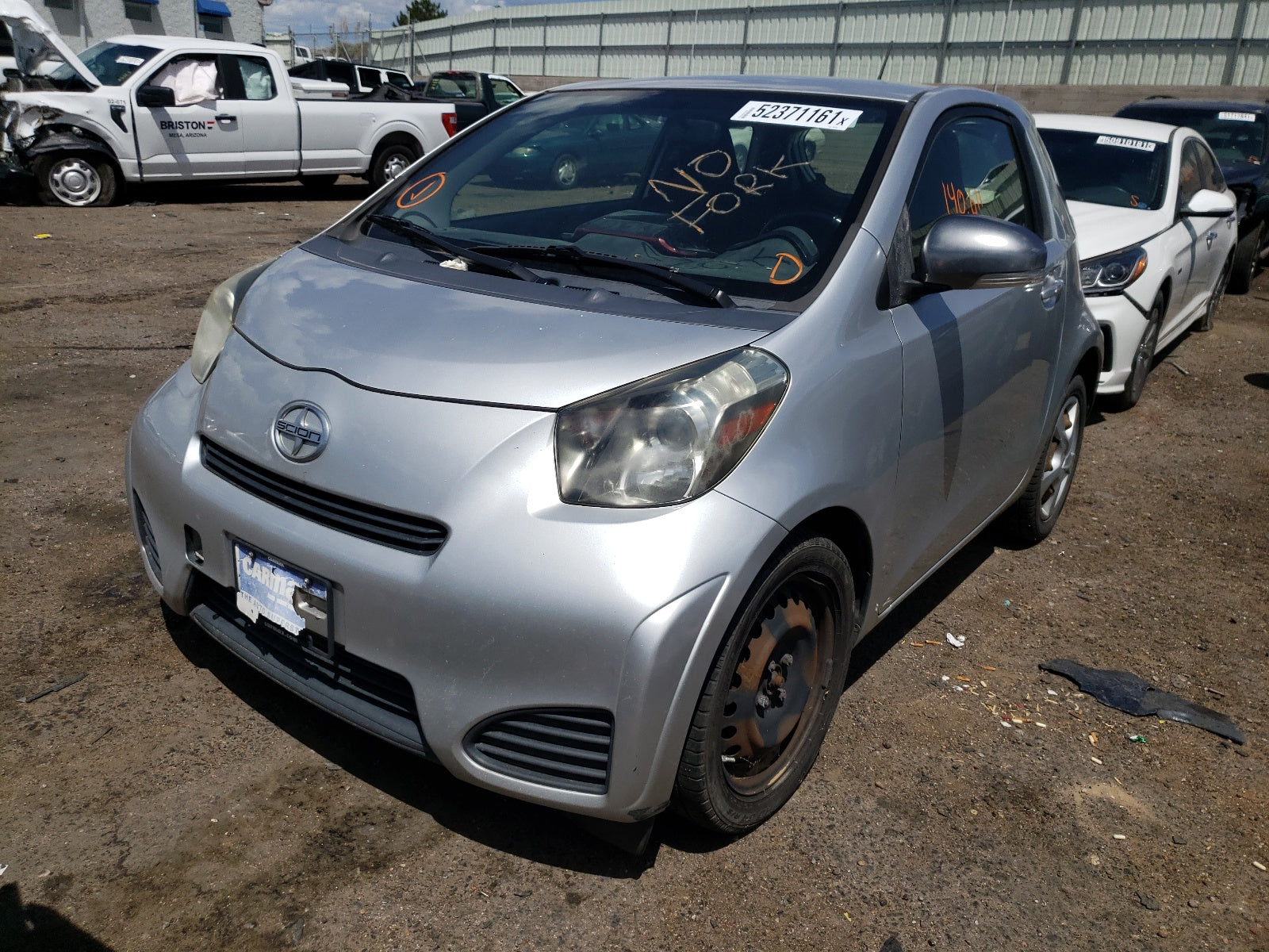 2012 TOYOTA SCION IQ - JTNJJXB03CJ016727 — photo 2