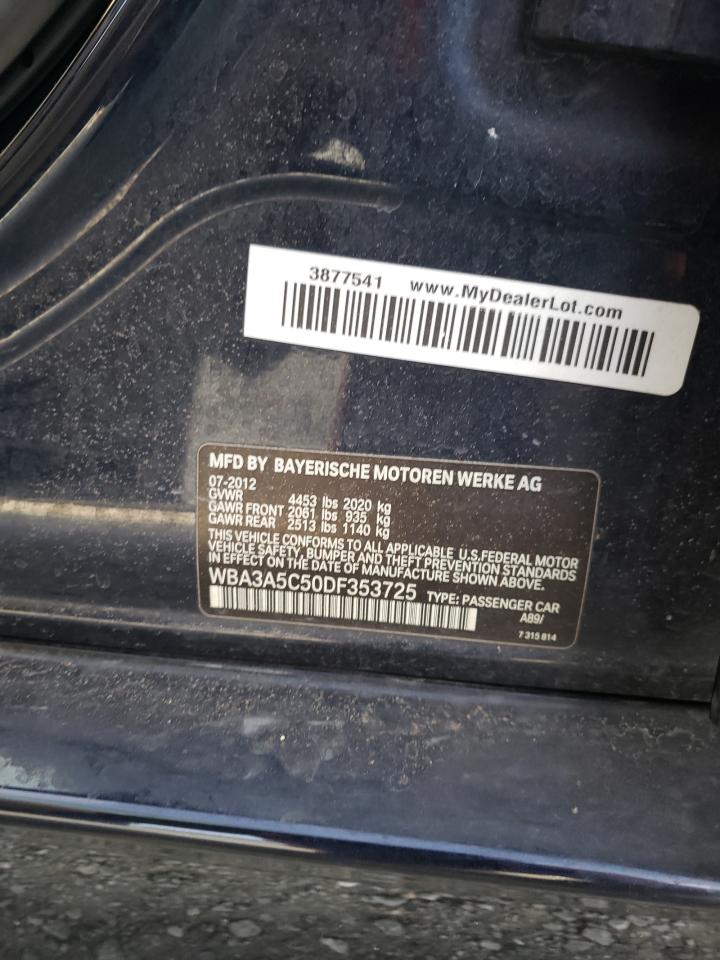 2013 BMW 328 I - WBA3A5C50DF353725 — photo 12