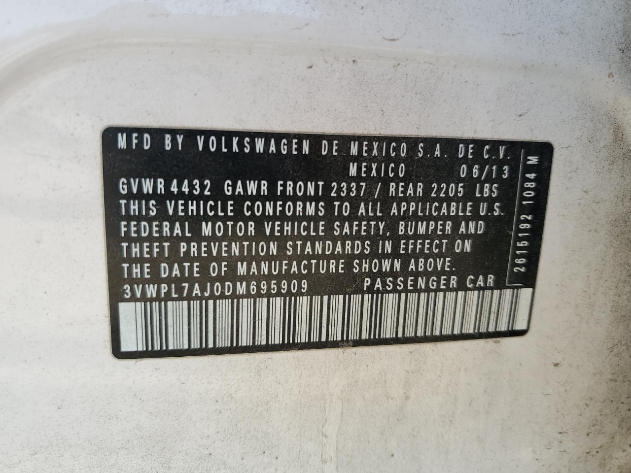 2013 VOLKSWAGEN JETTA TDI - 3VWPL7AJ0DM695909 — photo 12