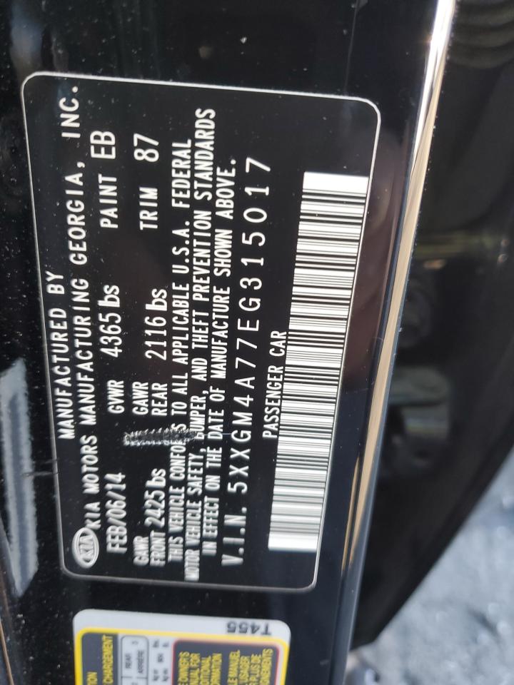 2014 KIA OPTIMA LX - 5XXGM4A77EG315017 — photo 12