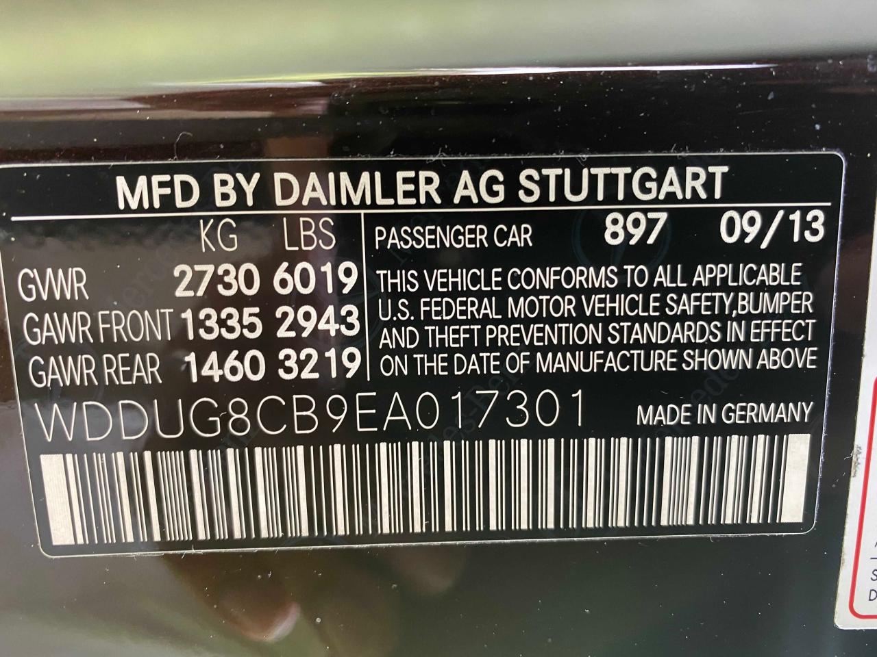 2014 MERCEDES-BENZ S 550 - WDDUG8CB9EA017301 — photo 10