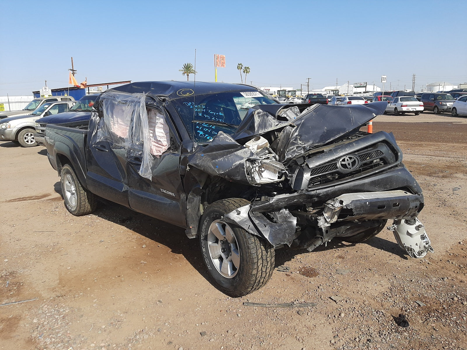 2014 TOYOTA TACOMA DOU - 5TFLU4EN0EX086616 — photo 1