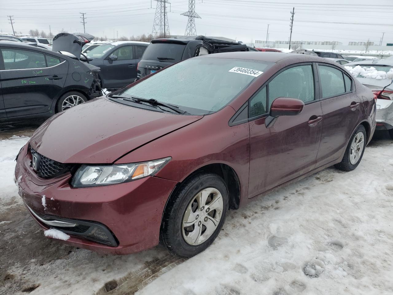 2015 HONDA CIVIC LX - 19XFB2F59FE052763 — photo 1