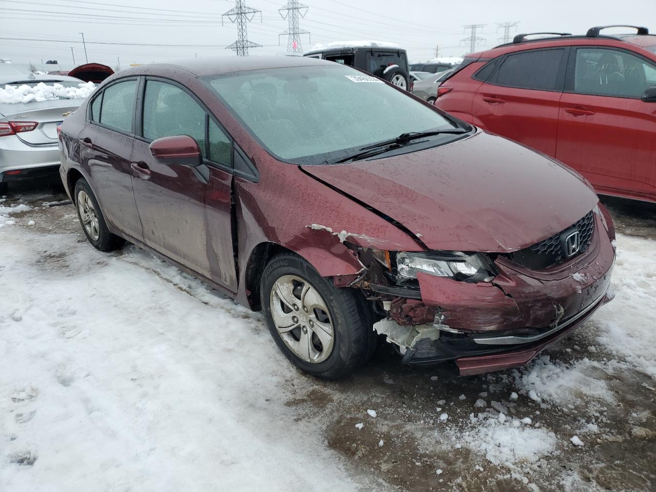 2015 HONDA CIVIC LX - 19XFB2F59FE052763 — photo 4