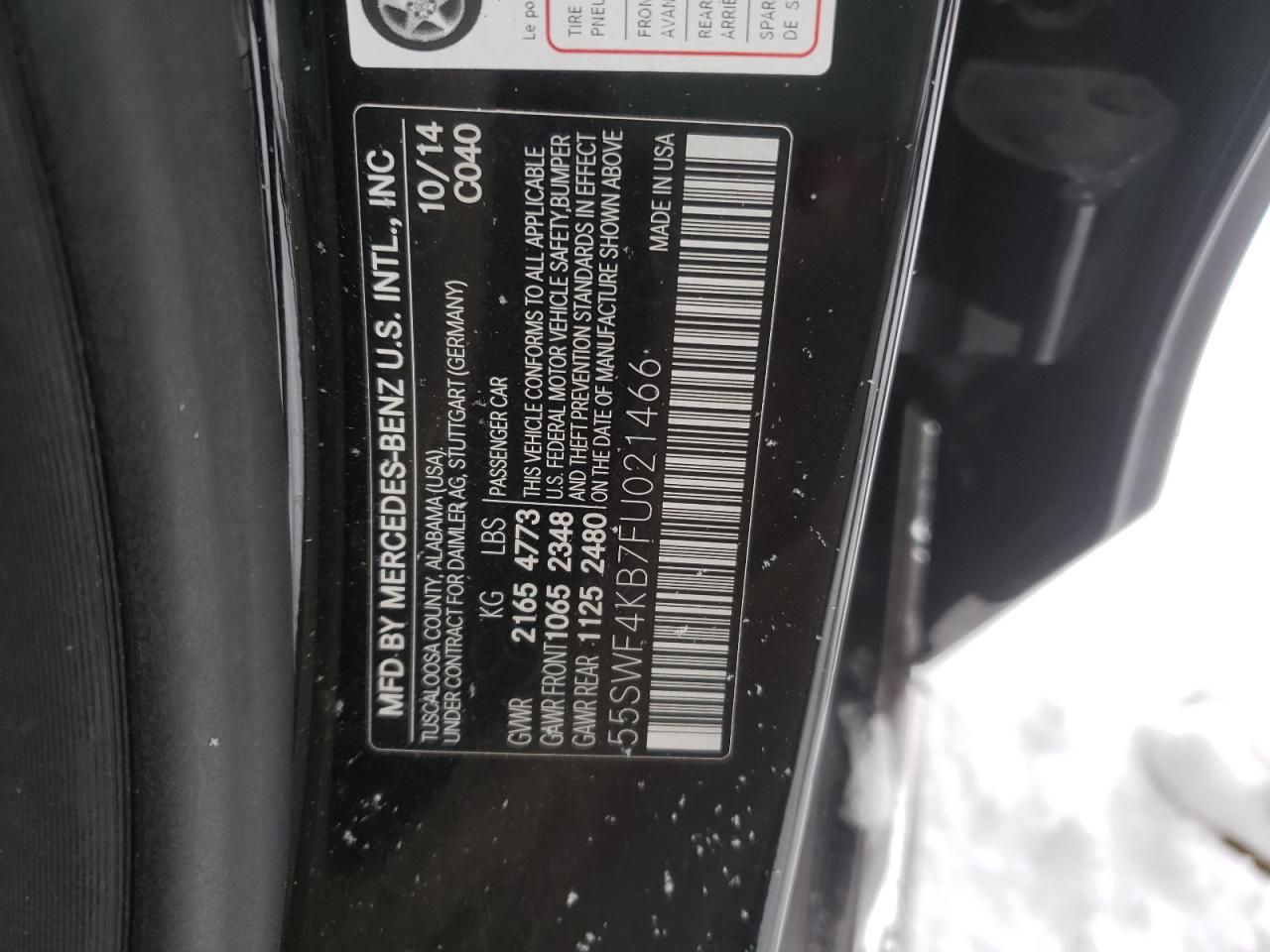 2015 MERCEDES-BENZ C 300 4MAT - 55SWF4KB7FU021466 — photo 10