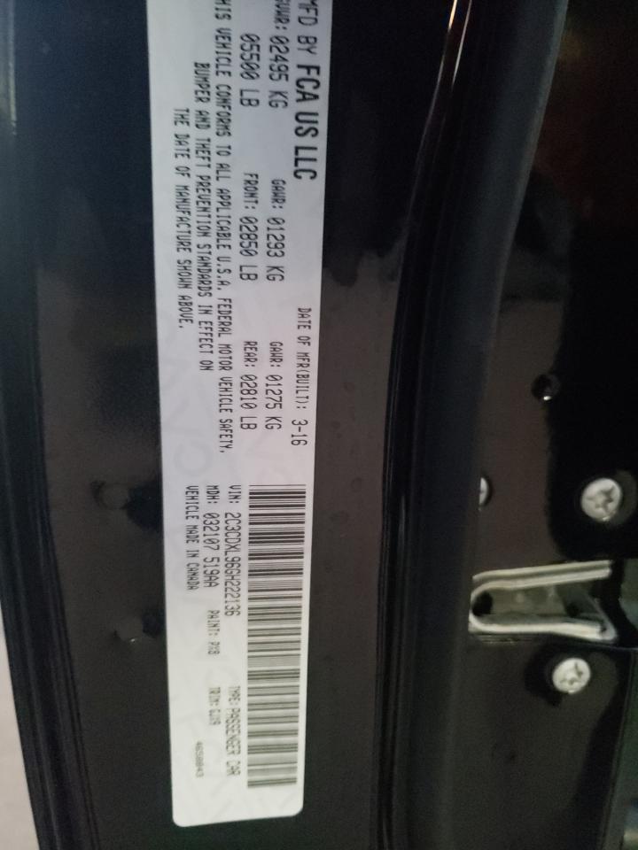 2016 DODGE CHARGER SR - 2C3CDXL96GH222136 — photo 10