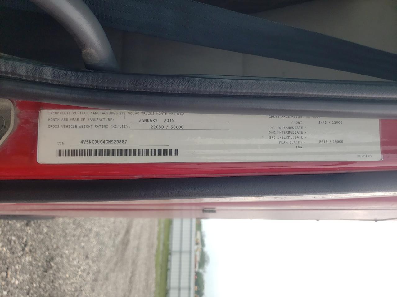 2016 VOLVO VN VNL - 4V5NC9UG4GN929887 — photo 8