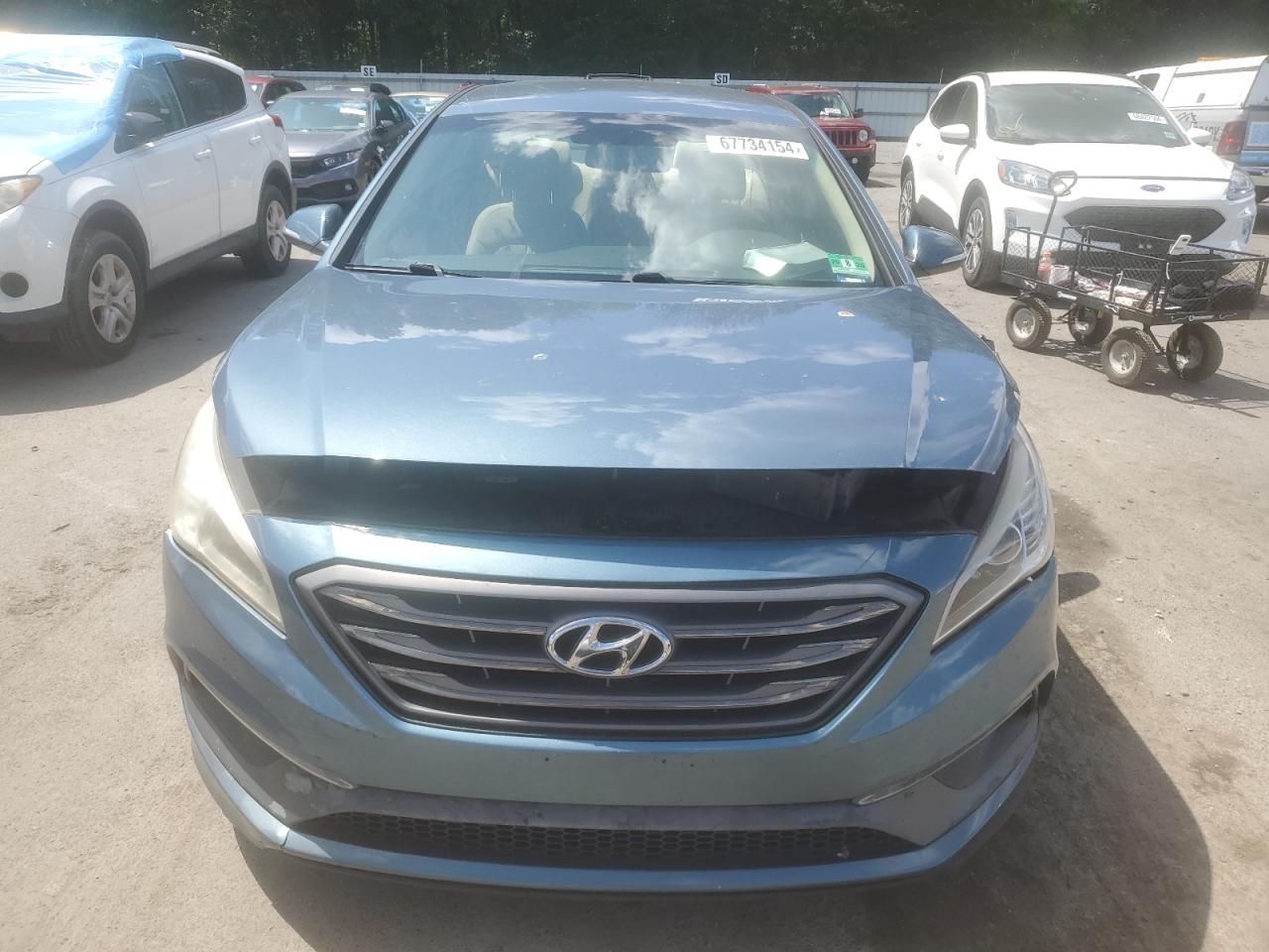 2017 HYUNDAI SONATA SPO - 5NPE34AFXHH458084 — photo 5