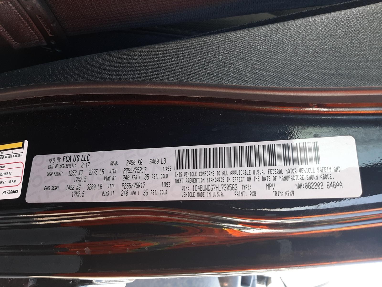 2017 JEEP WRANGLER U - 1C4BJWDG7HL730563 — photo 10