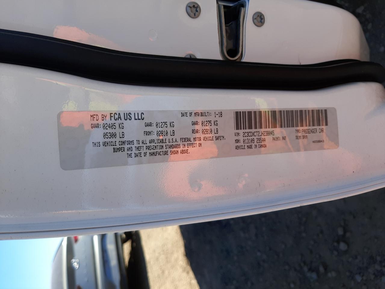 2018 DODGE CHARGER R/ - 2C3CDXCT2JH238045 — photo 10