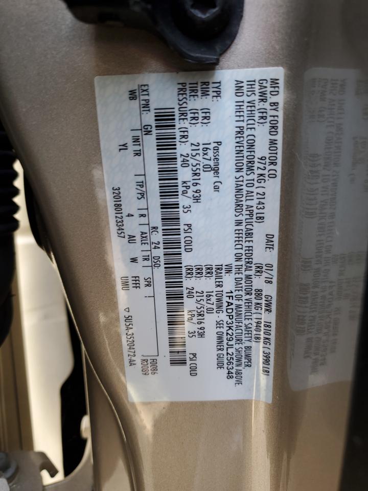 2018 FORD FOCUS SE - 1FADP3K29JL256348 — photo 12