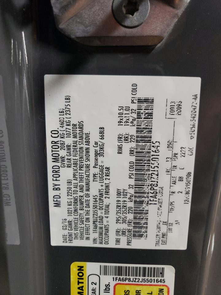 2018 FORD MUSTANG SH - 1FA6P8JZ2J5501645 — photo 11
