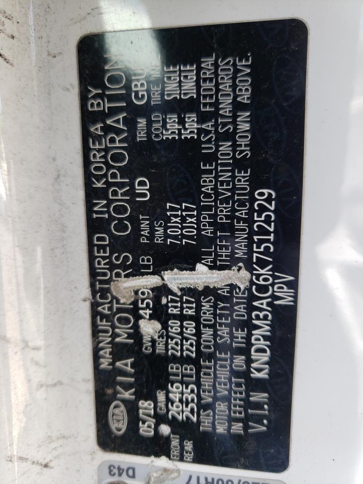 2019 KIA SPORTAGE L - KNDPM3AC6K7512529 — photo 11